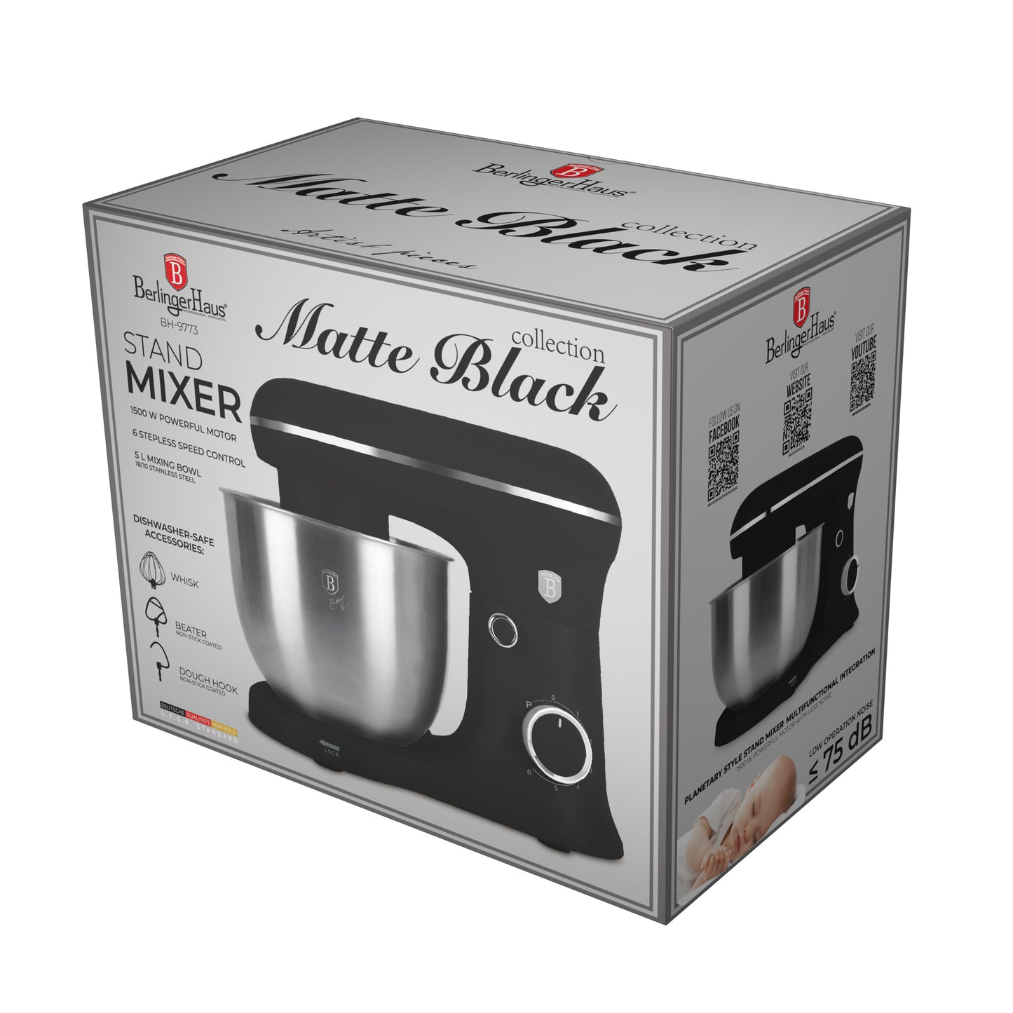 Berlinger Haus – Black Stand Mixer
