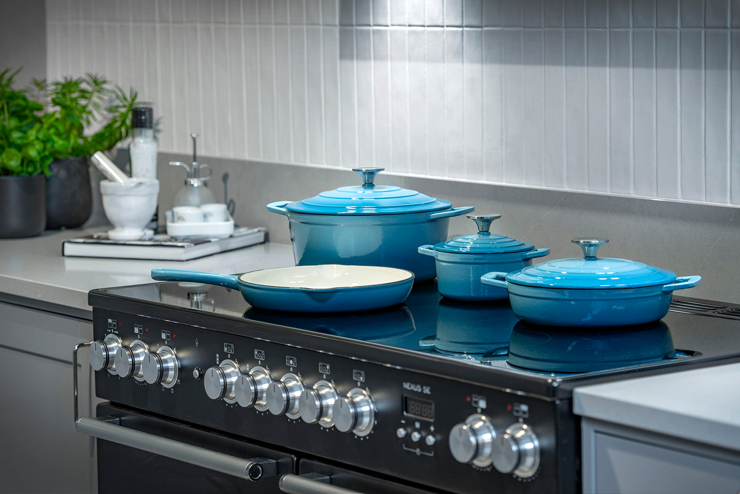 Cs Solingen Xanten cast iron pot blue - 26 cm | cast iron pot