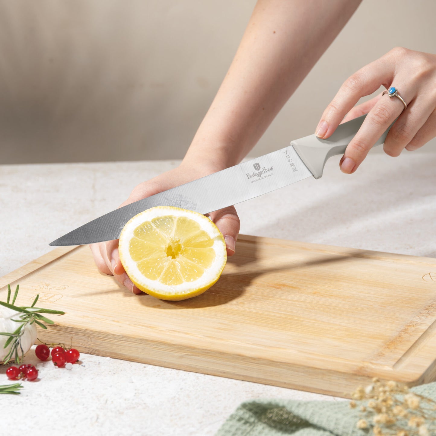 Berlinger Haus Sahara Knife Set with Bamboo Cutting Board