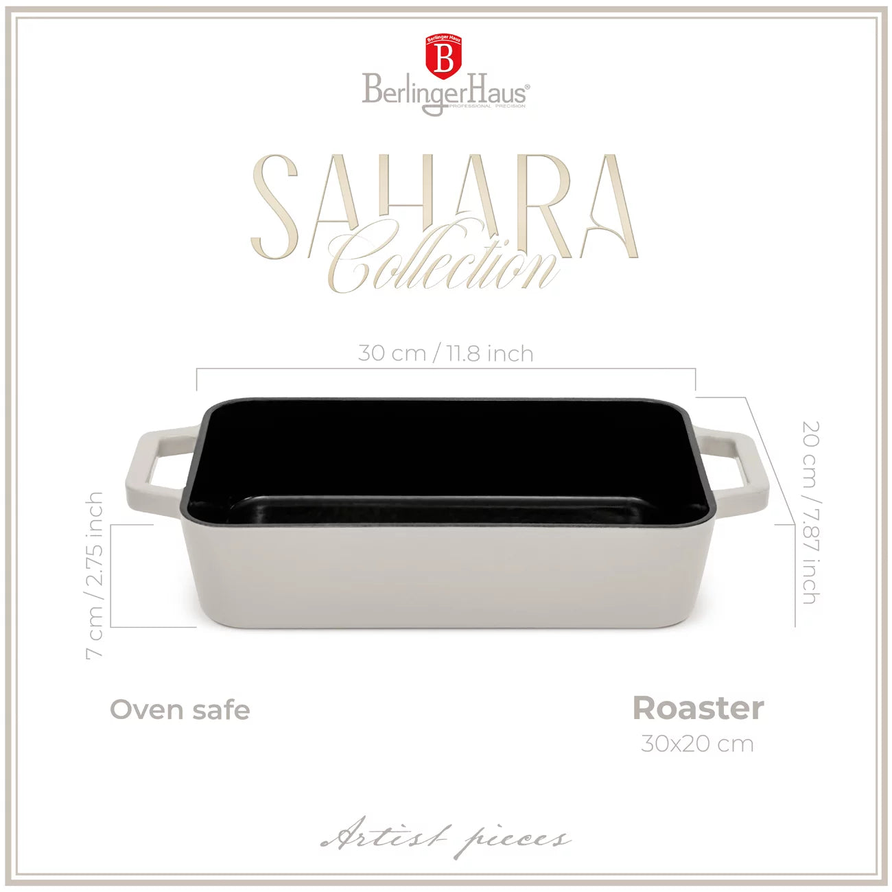 Berlinger Haus Cast Iron Oven Pan Sahara