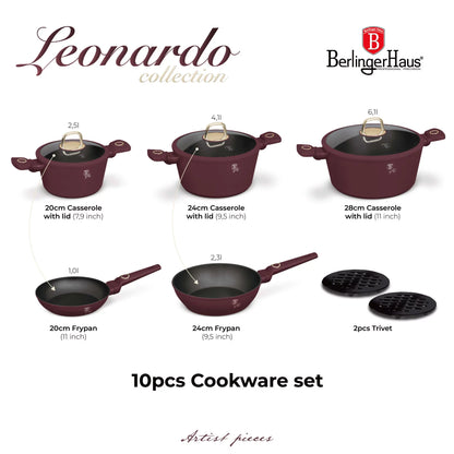 Berlinger Haus Leonardo Cookware Set