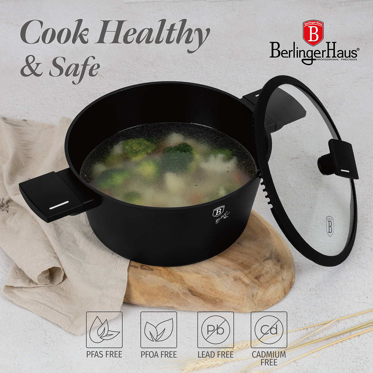 Berlinger Haus Cookware Set Black