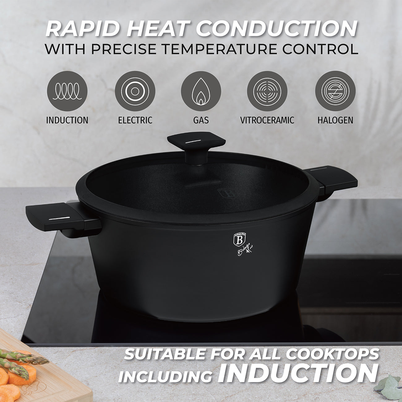 Berlinger Haus Cookware Set Black