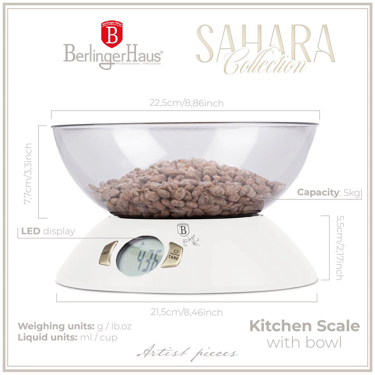 Berlinger Haus Kitchen Scale Sahara
