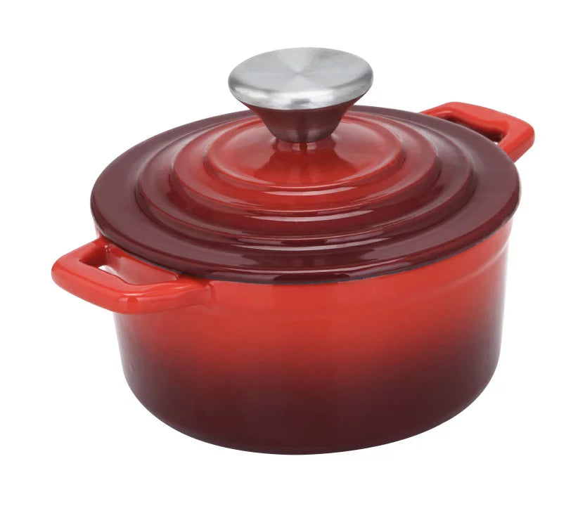 Cs Solingen Cast Iron Pot Red - 14 cm