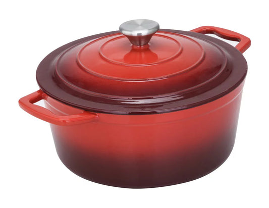 Cs Solingen Xanten Cast Iron Pot Red - 26 cm | Cast Iron Pot