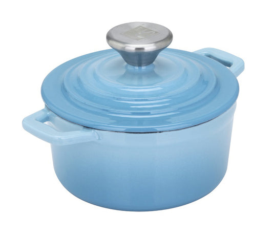 Cs Solingen Cast Iron Pot Blue - 14 cm